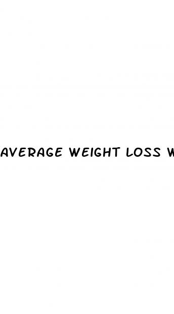 average weight loss with saxenda