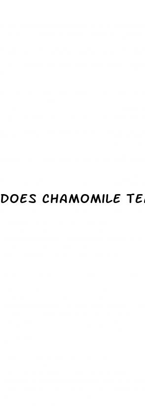 does chamomile tea good for weight loss