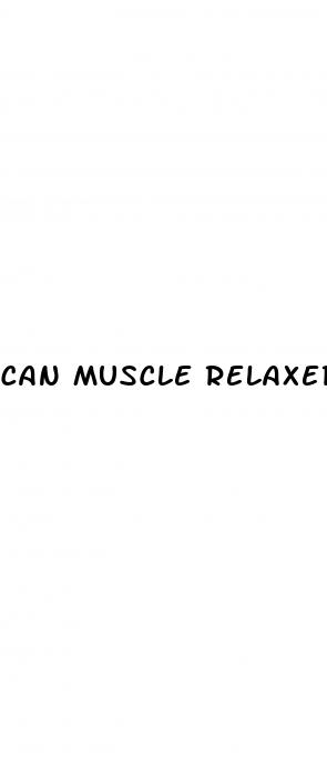 can muscle relaxers cause weight loss