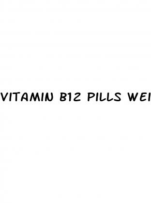 vitamin b12 pills weight loss reviews
