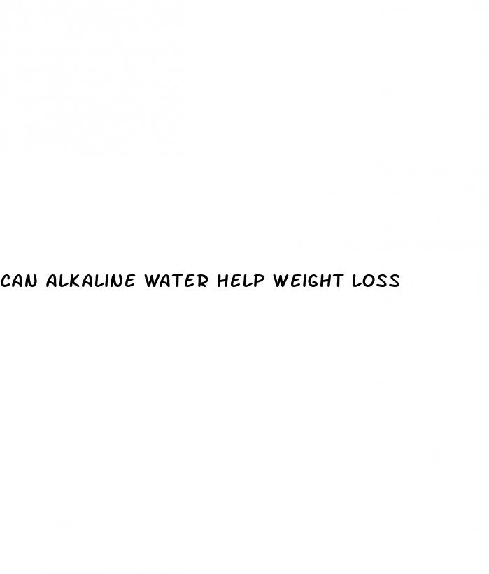 can alkaline water help weight loss
