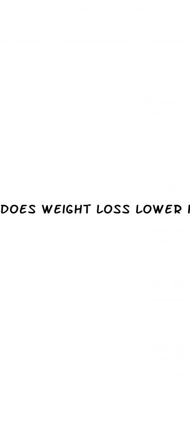 does weight loss lower heart rate
