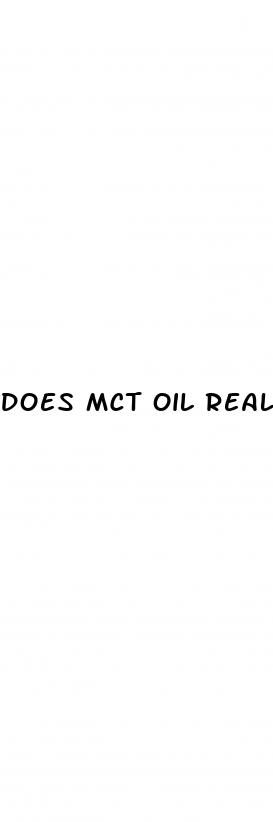 does mct oil really work for weight loss