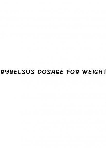 rybelsus dosage for weight loss