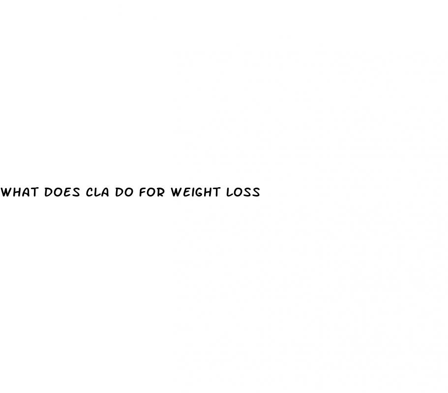 what does cla do for weight loss