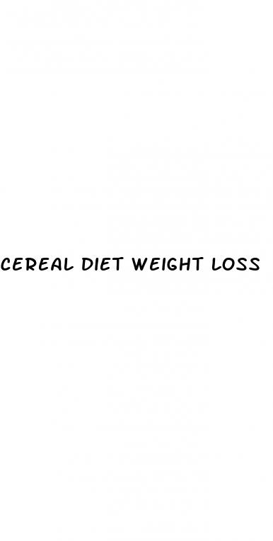 cereal diet weight loss