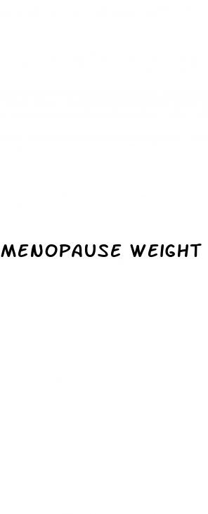 menopause weight loss supplement