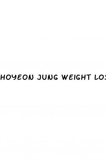 hoyeon jung weight loss