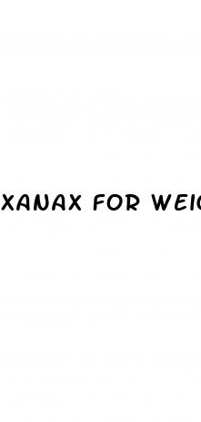 xanax for weight loss