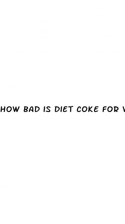 how bad is diet coke for weight loss