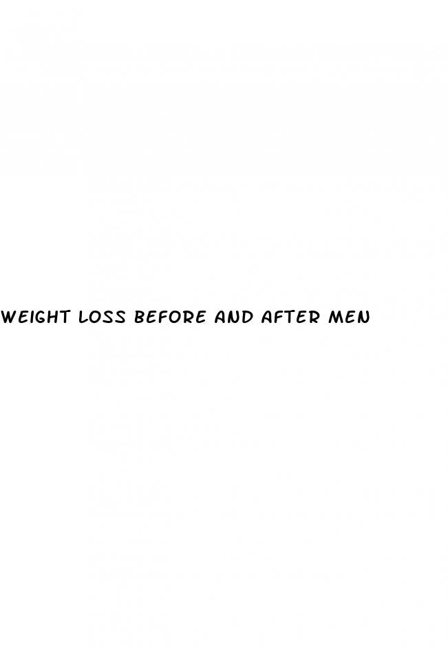 weight loss before and after men