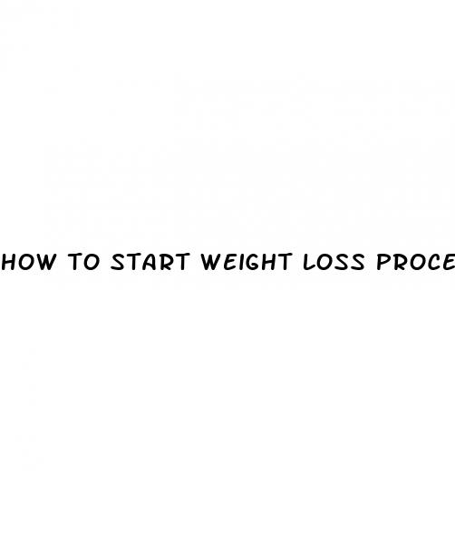 how to start weight loss process