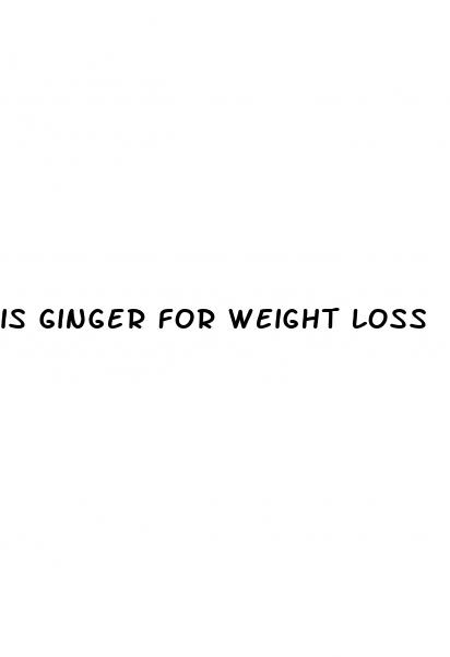 is ginger for weight loss