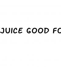 juice good for weight loss