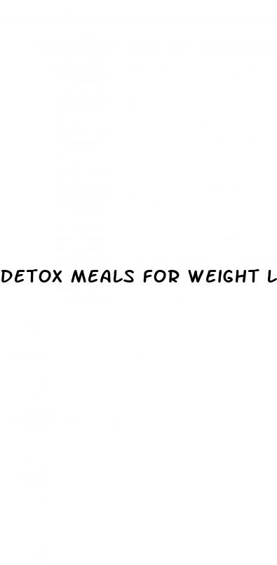 detox meals for weight loss