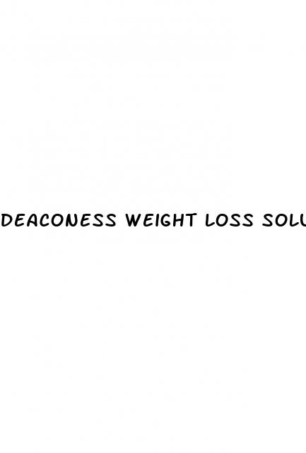 deaconess weight loss solutions