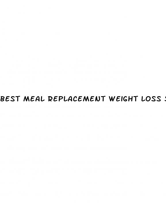 best meal replacement weight loss shakes