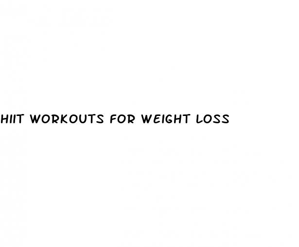 hiit workouts for weight loss