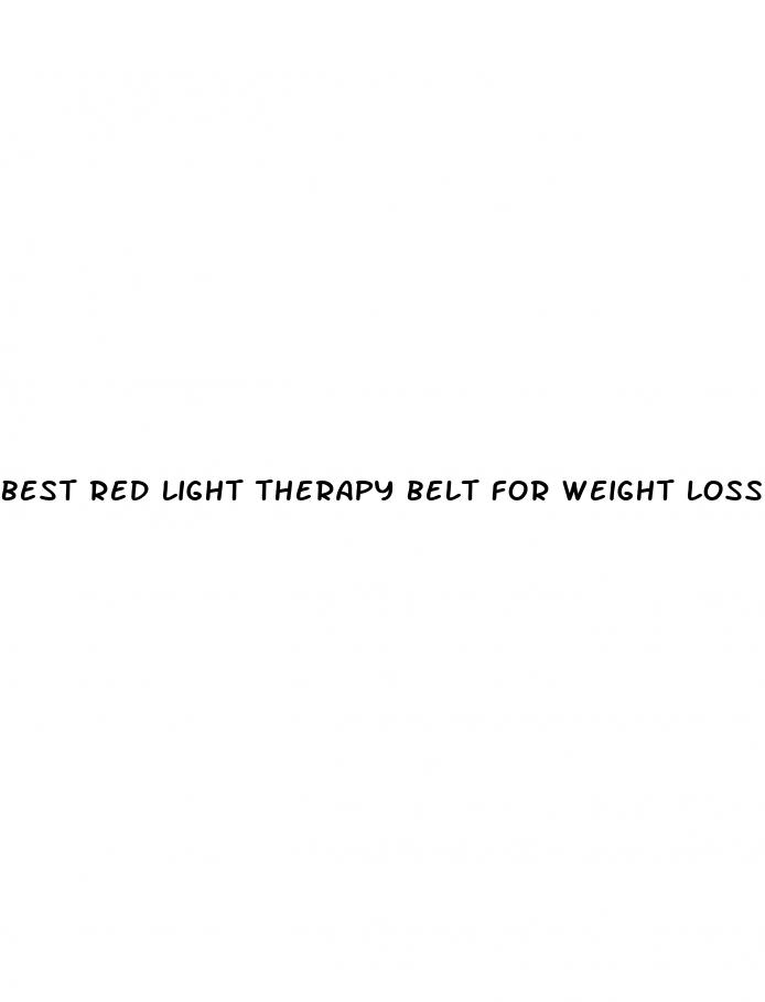 best red light therapy belt for weight loss