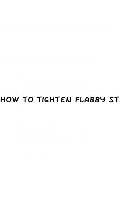 how to tighten flabby stomach after weight loss