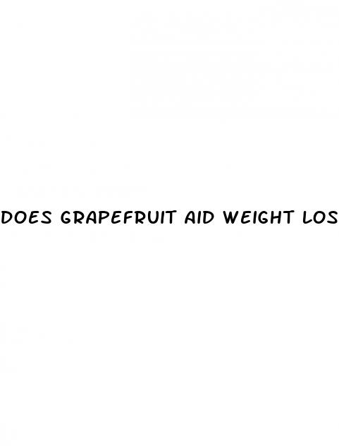 does grapefruit aid weight loss