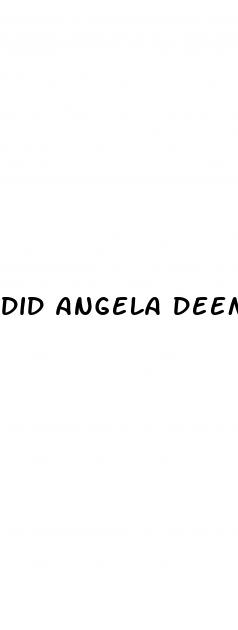 did angela deem have weight loss surgery
