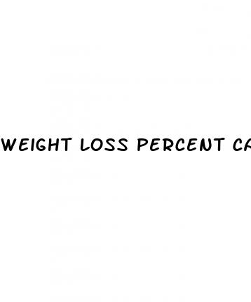 weight loss percent calculator