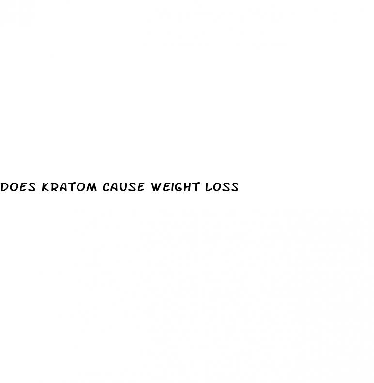 does kratom cause weight loss