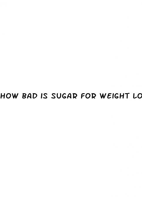 how bad is sugar for weight loss