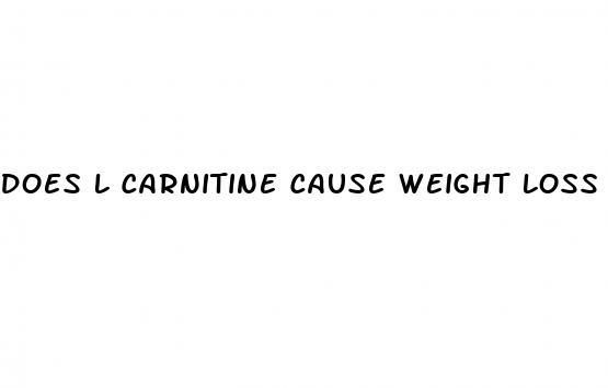 does l carnitine cause weight loss