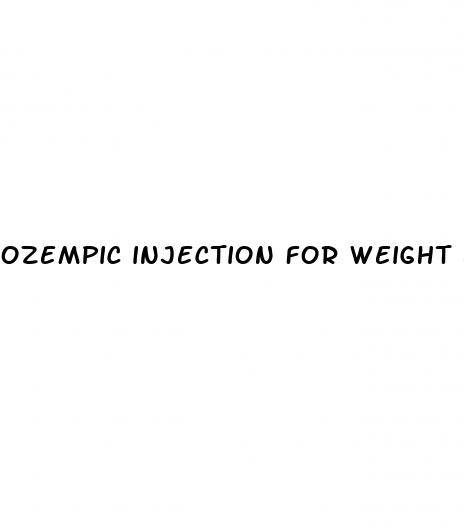 ozempic injection for weight loss side effects