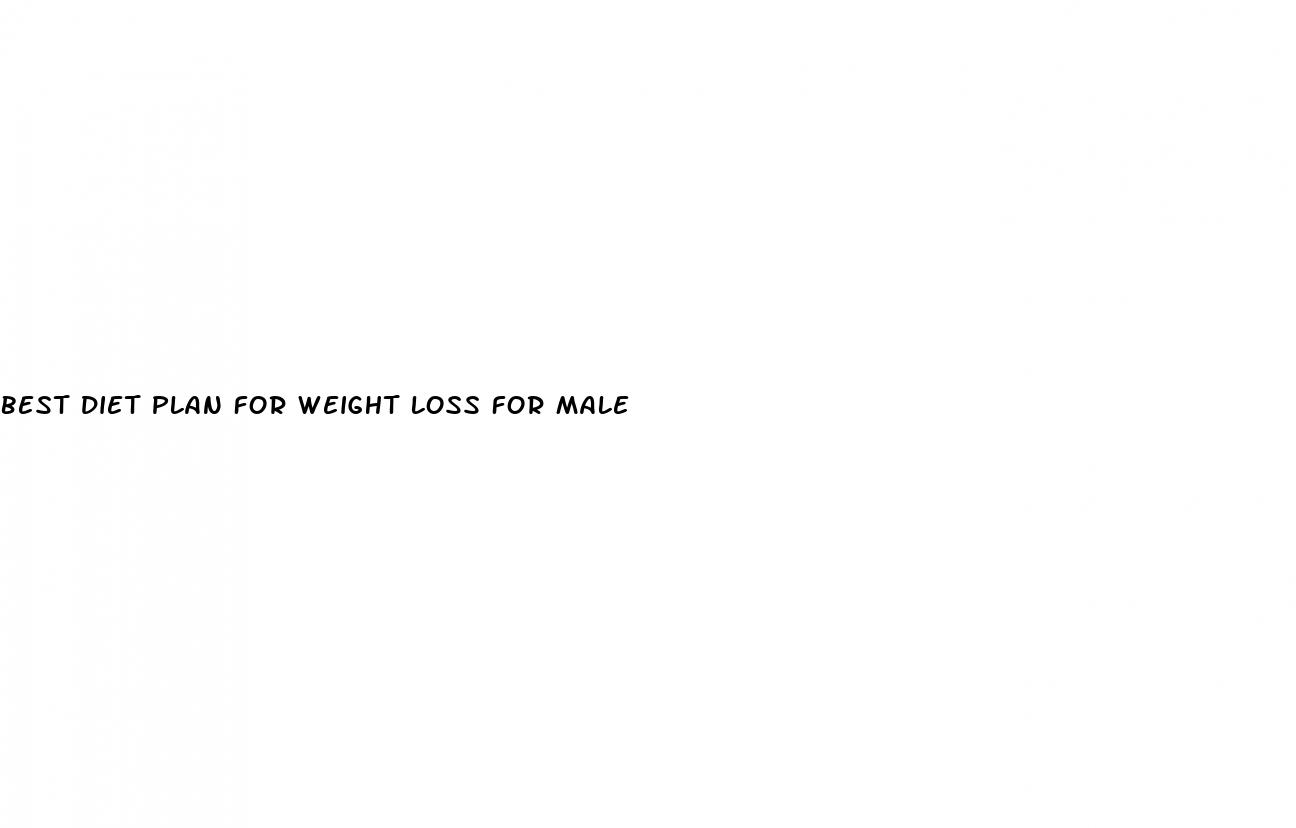 best diet plan for weight loss for male