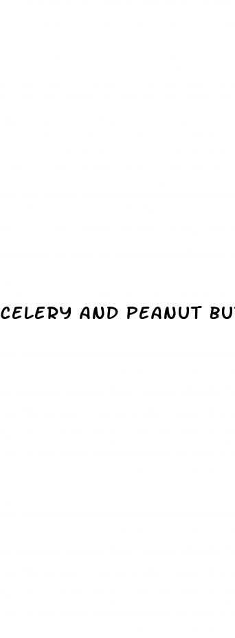 celery and peanut butter weight loss