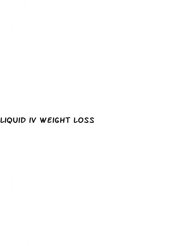 liquid iv weight loss