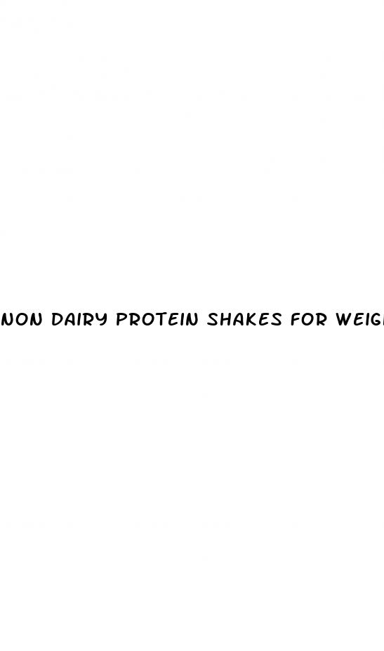 non dairy protein shakes for weight loss