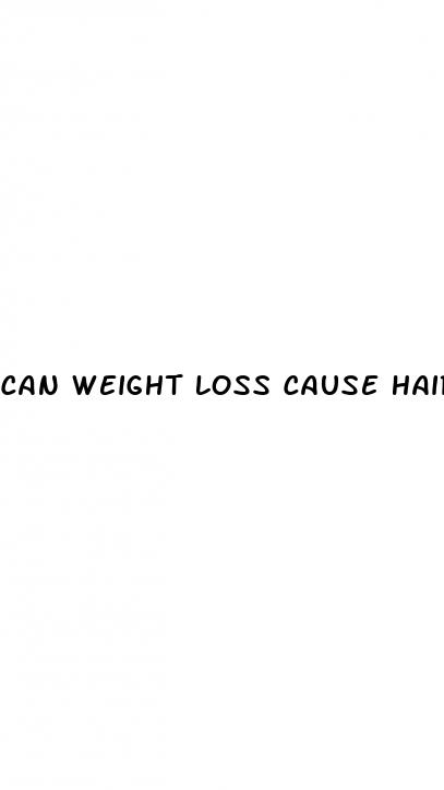 can weight loss cause hair loss