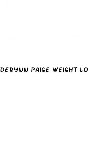derynn paige weight loss