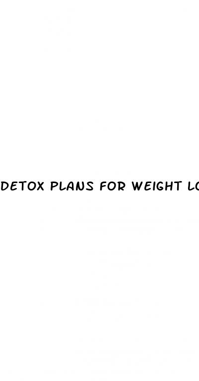 detox plans for weight loss