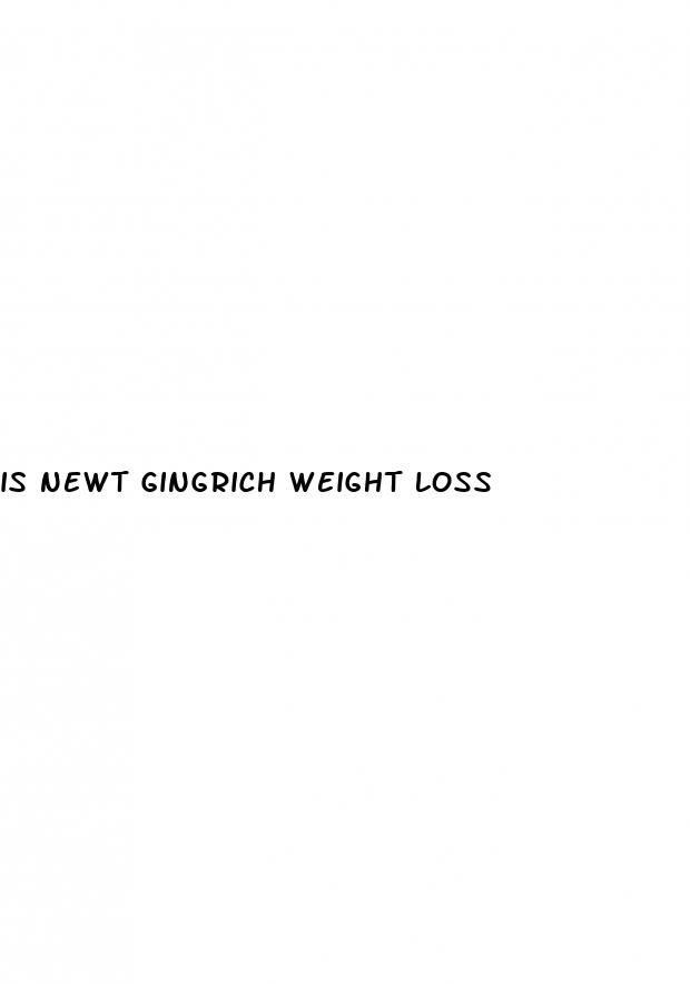is newt gingrich weight loss