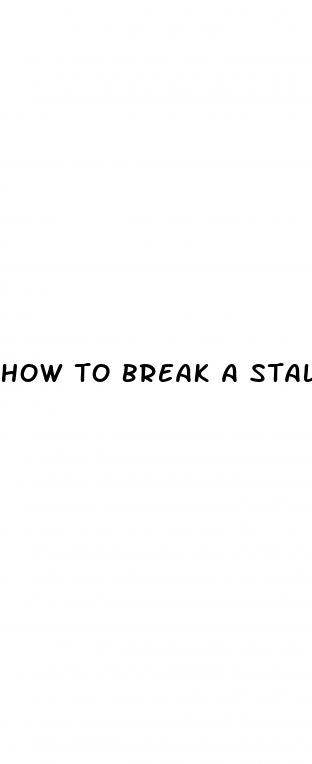 how to break a stall in weight loss