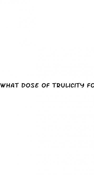 what dose of trulicity for weight loss