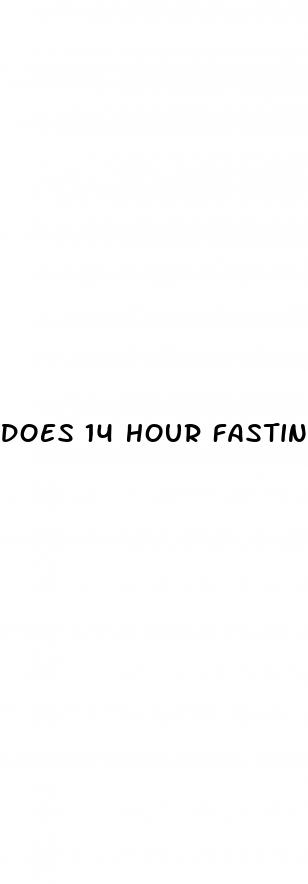 does 14 hour fasting help with weight loss