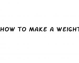 how to make a weight loss chart in excel