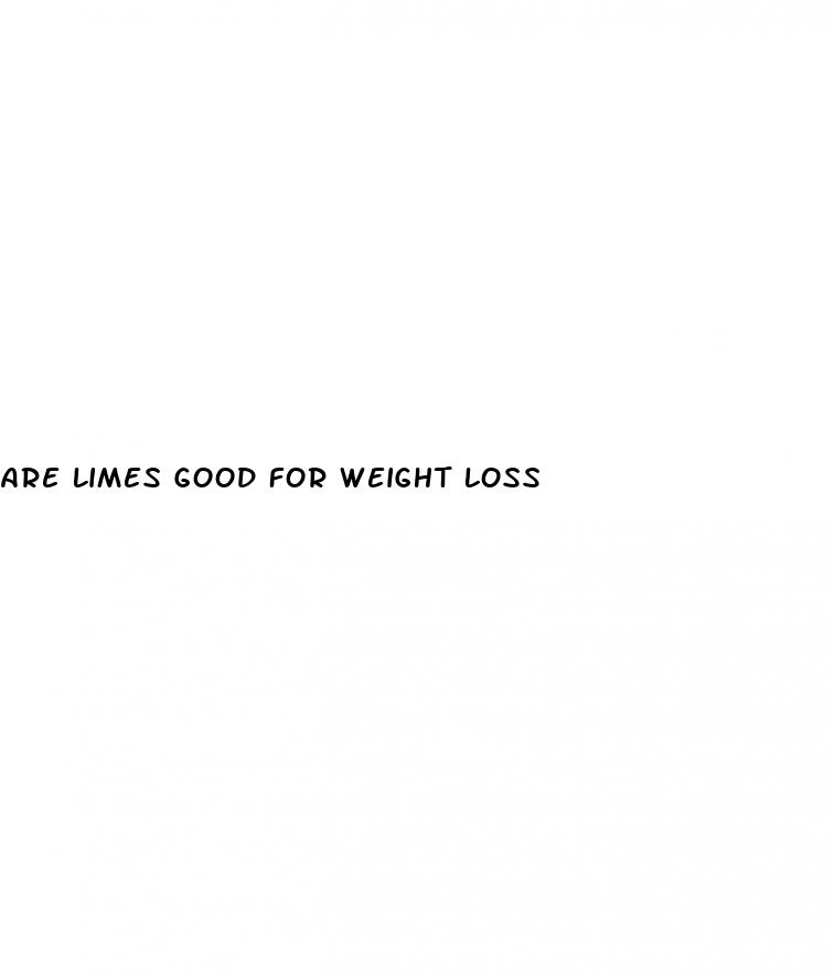 are limes good for weight loss