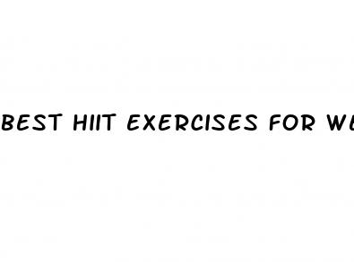 best hiit exercises for weight loss