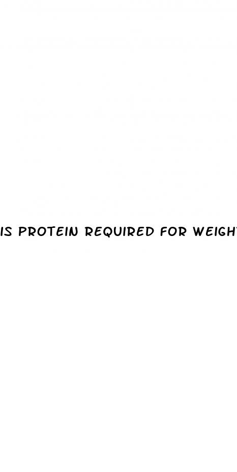 is protein required for weight loss