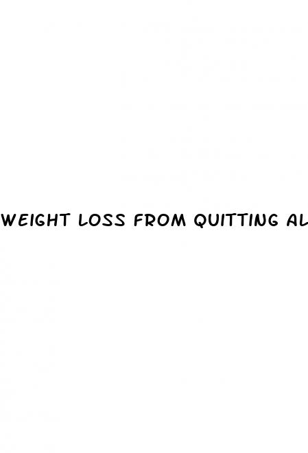 weight loss from quitting alcohol