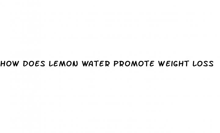 how does lemon water promote weight loss