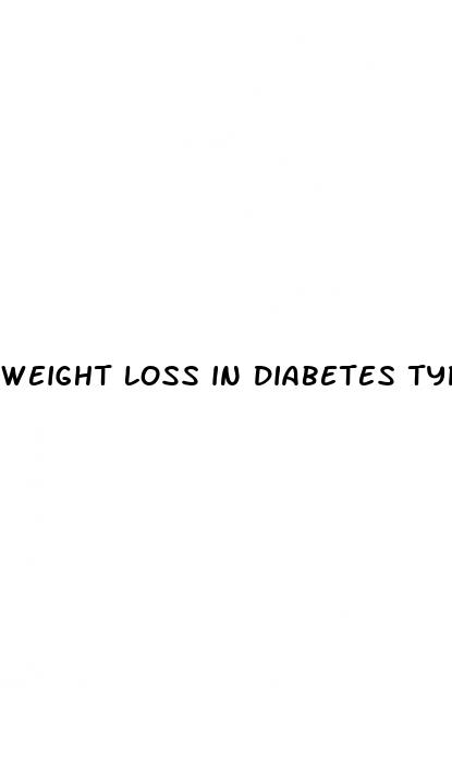 weight loss in diabetes type 2