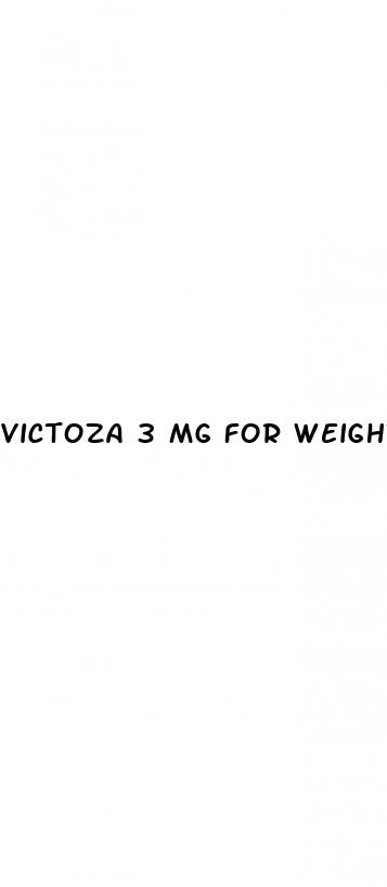 victoza 3 mg for weight loss